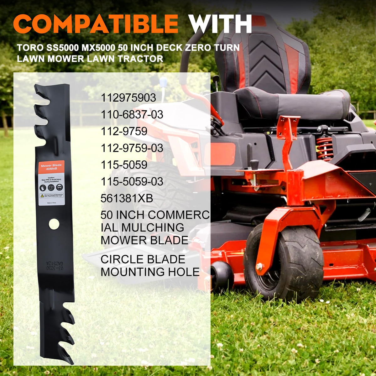 Hipa blade edge closeup shows sharp, coated surfaces for rust resistance.