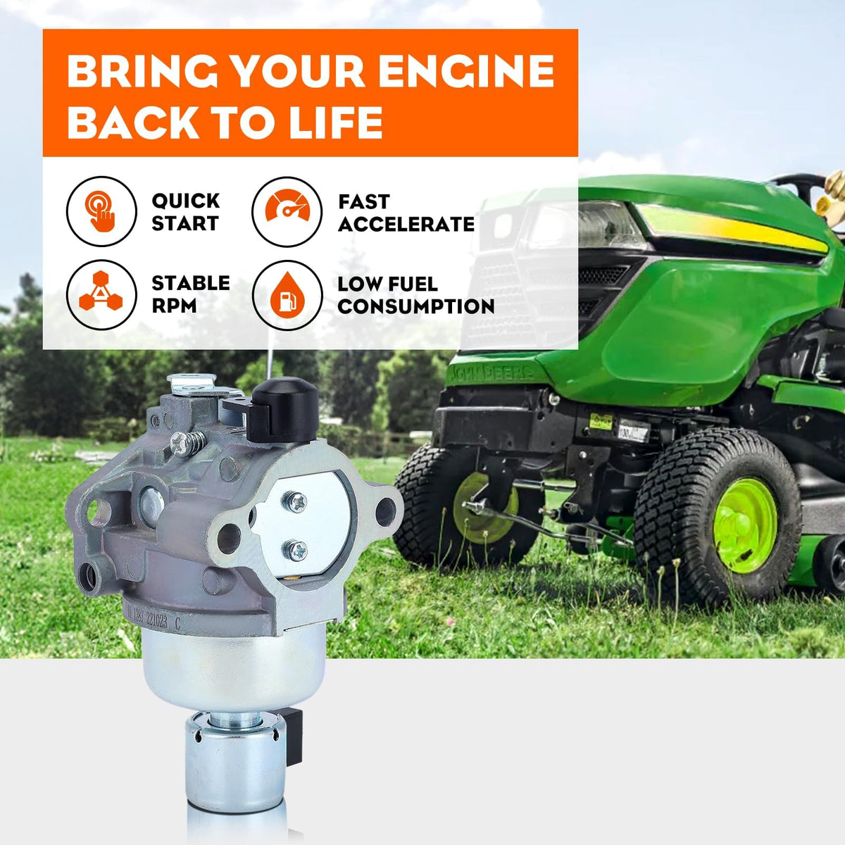Gaskets and fuel filter included with Hipa carburetor to protect fuel paths