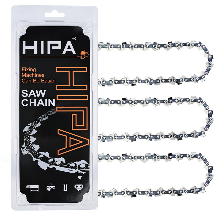 Hipa 14-inch chainsaw chain with 38LP pitch for smooth cutting.