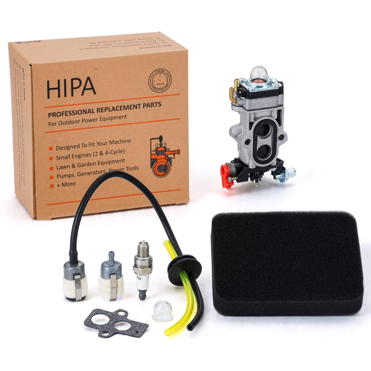 Hipa 150BT WYA-44 carburetor tune-up kit for Husqvarna with easy start function.