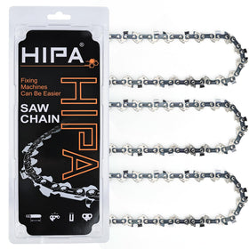Hipa 16-inch chainsaw chain attached to DEWALT DWO1DT616T for precise cuts.