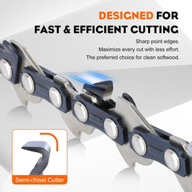  packaging featuring the Hipa 2-pack 16-inch chains for value.