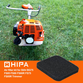 Hipa 2-pack air filter packaging shows quick replacement for STIHL tools.