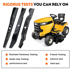 Hipa 2-pack mulching blades offer efficient lawn clipping management