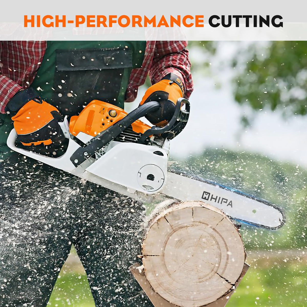 Hipa 8-inch Greenworks compatible chain for precise, fast cuts.