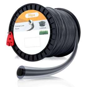 Hipa 3-pound trimmer line spool ready for tough yardwork and durable cuts.