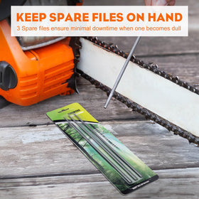 Hipa 4-5mm filing guide with depth gauge for consistency