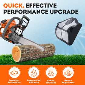 Hipa fuel filter component, compact and Husqvarna-compatible.