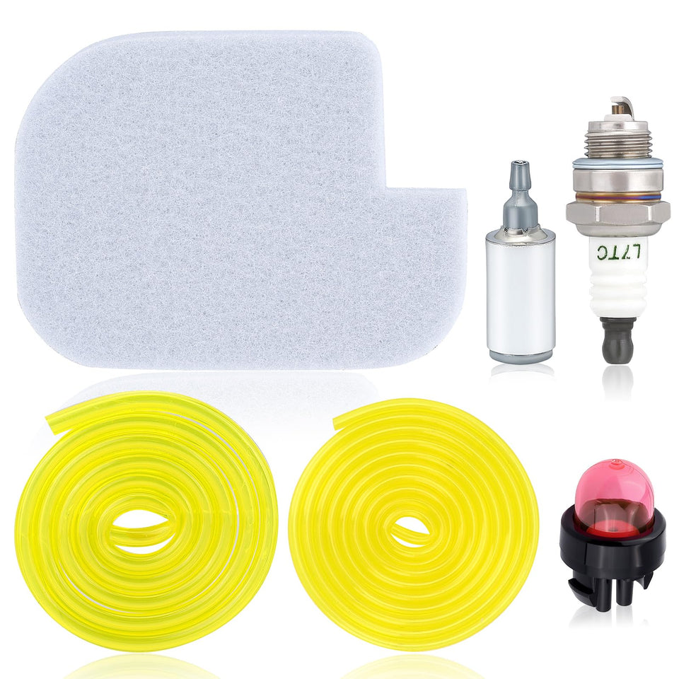 Hipa 530057925 air filter kit for Poulan showing complete replacement parts for cleaner airflow