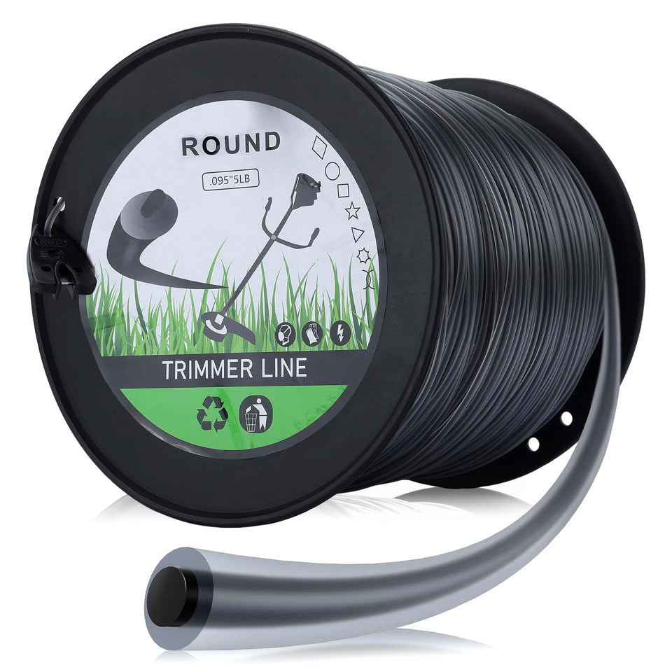 Hipa 5 lb trimmer line packaging, ready for heavy-duty yard work.