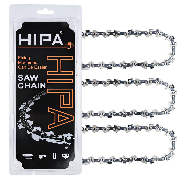 Hipa 8-inch saw chain attached to Milwaukee 3004-20 for smooth pruning tasks