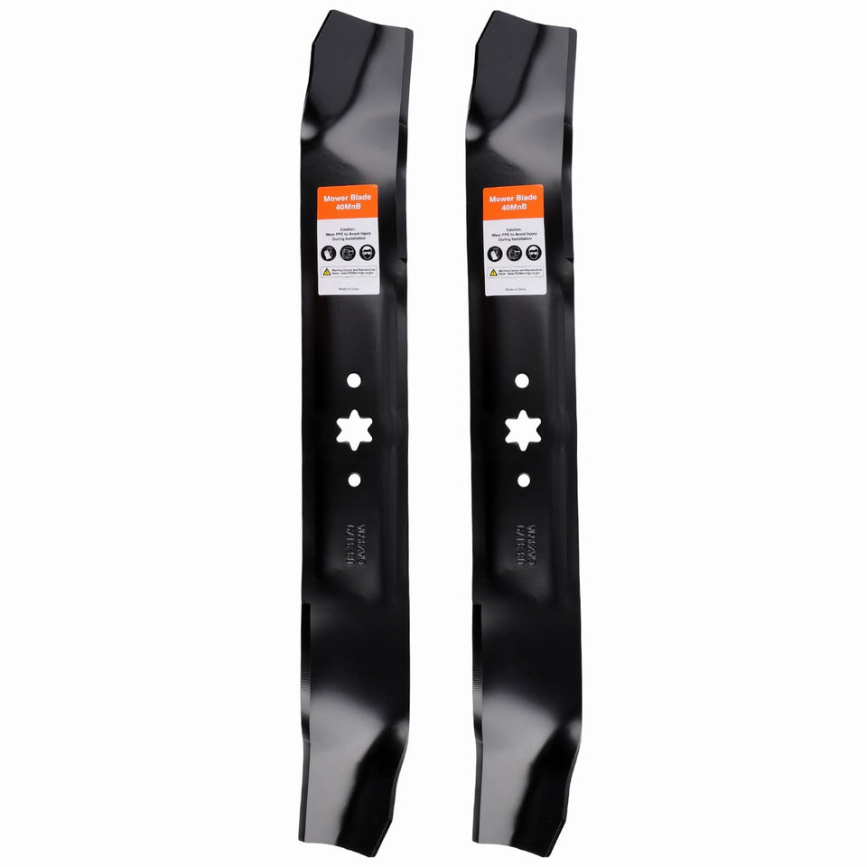Hipa 942-0616 mulching blades with 6-point star for precise lawn mowing