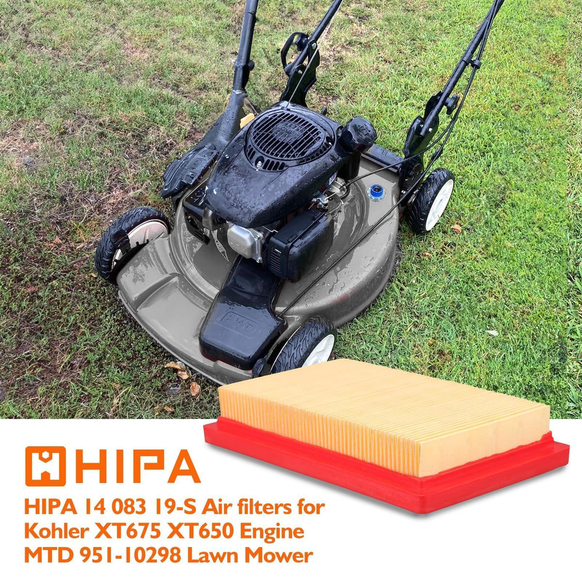 Close-up of Hipa air filter media showing multi-fiber filtration design