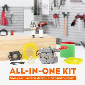 Included parts set for Hipa A04445A carburetor replacement