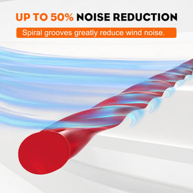 Hipa abrasion-resistant trimmer line for longer service life.