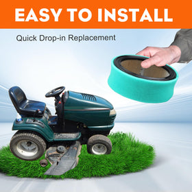 Hipa air filter with outside diameter 6-1/16 inches for precise fit.