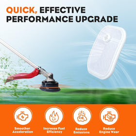 Hipa air filter for RedMax BCZ3060TS supports steady air intake