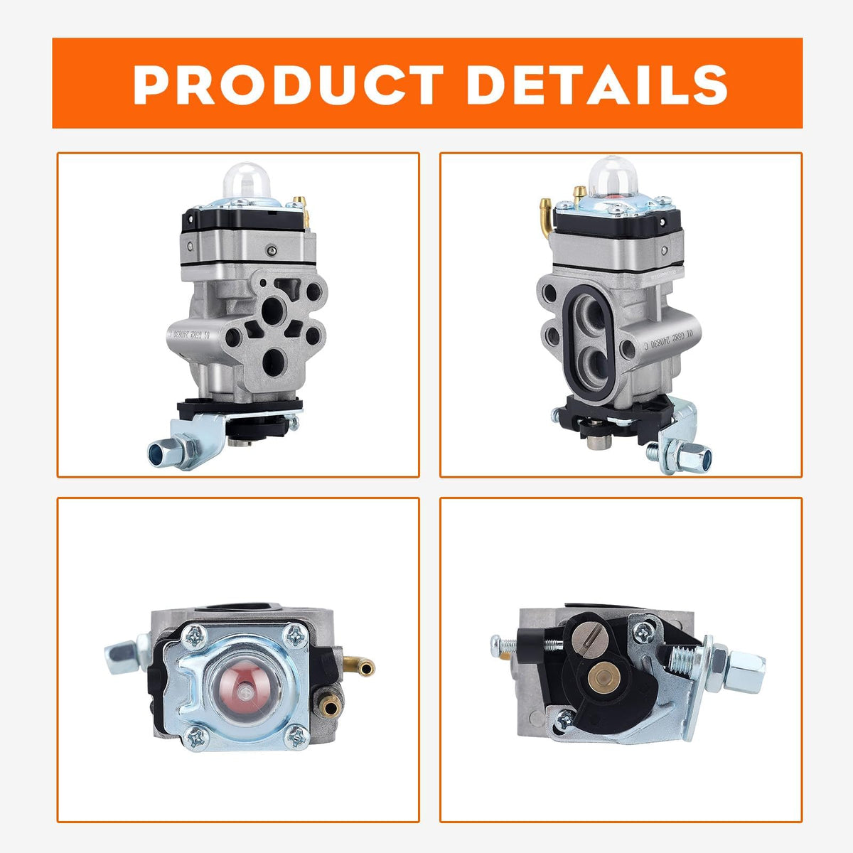 Hipa assembled 130BT carburetor ready-to-install for quick setup