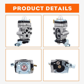 Hipa assembled 130BT carburetor ready-to-install for quick setup