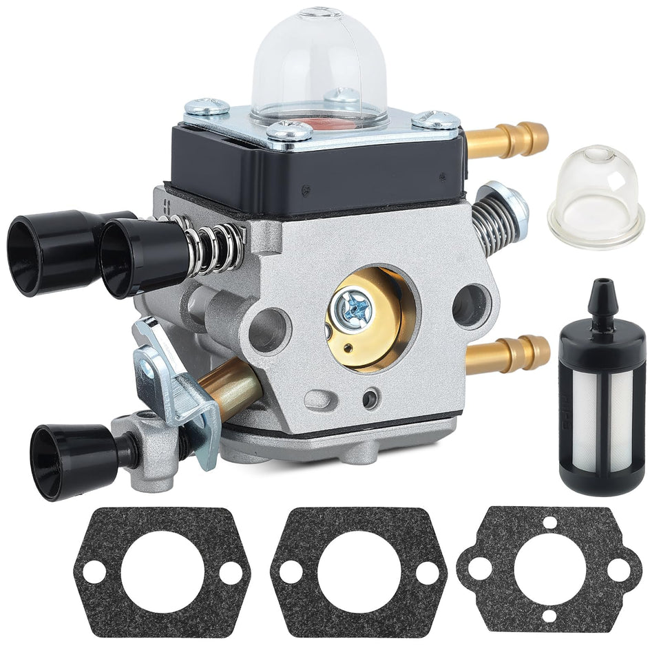 Hipa BG55 carburetor detailed view shows sturdy build for reliable blower performance.