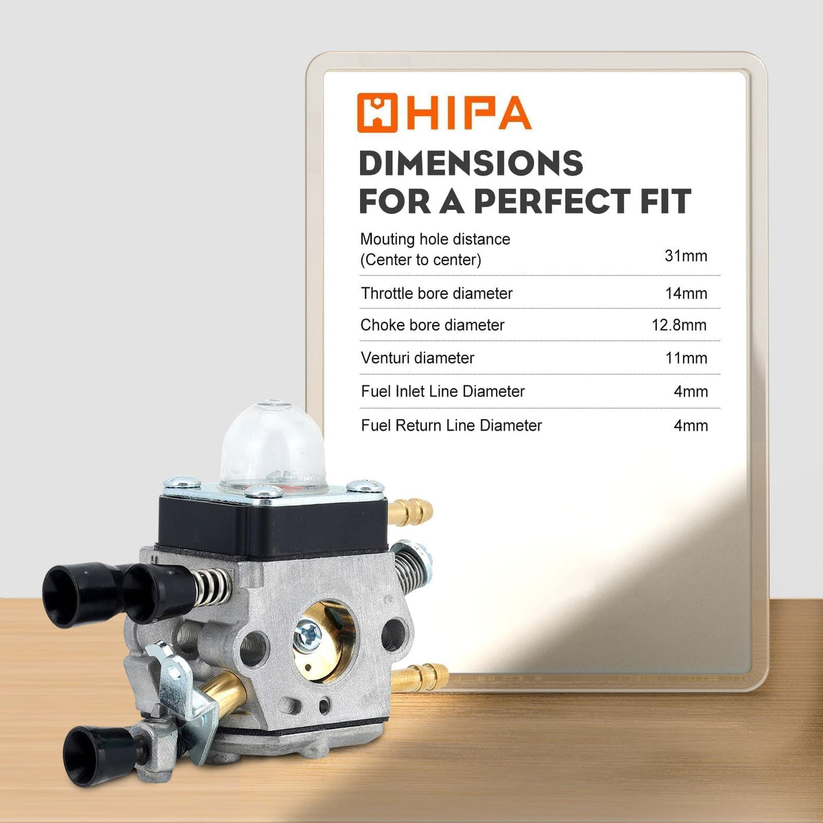 Hipa BG55 carburetor on blower in use highlights smooth operation in outdoor tasks.