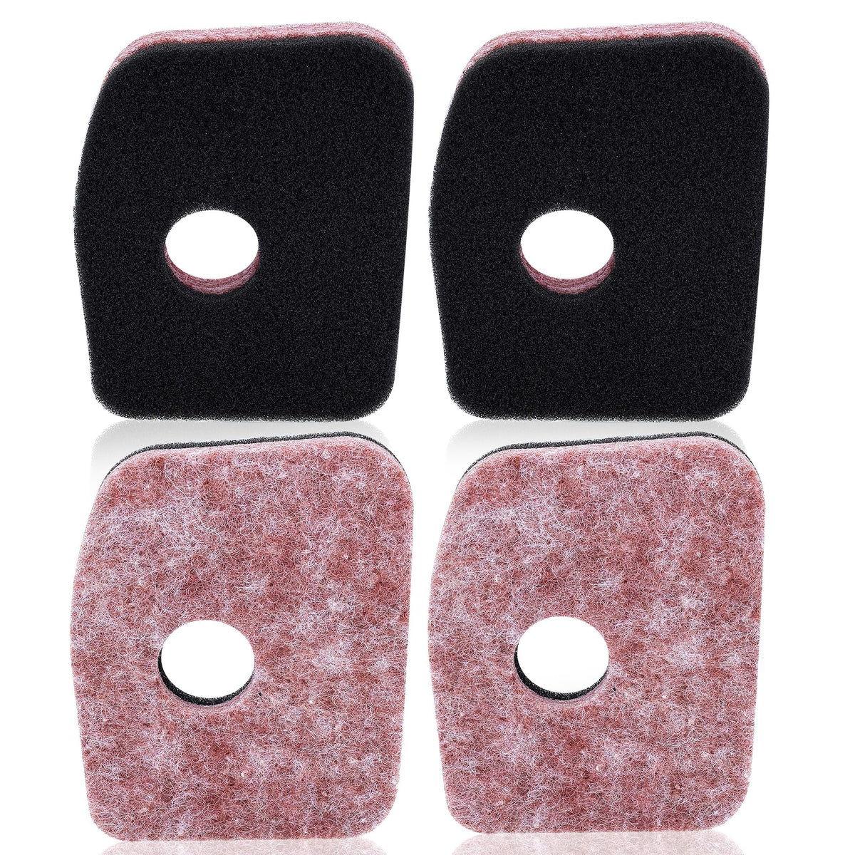 Hipa bg56c air filter media close-up highlighting multi-fiber filtration material for better filtration