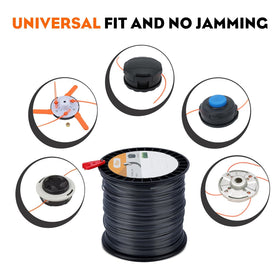 Hipa black spool reduces glare while delivering wear-resistant performance.