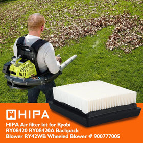 Hipa BP42 air filter demonstrating 99% filtration efficiency.