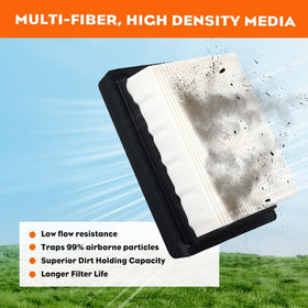 Easy DIY installation of air filter with no tools.