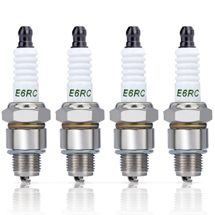 Hipa BR6HS spark plug for Torch E6RC with precision electrode for reliable ignition.