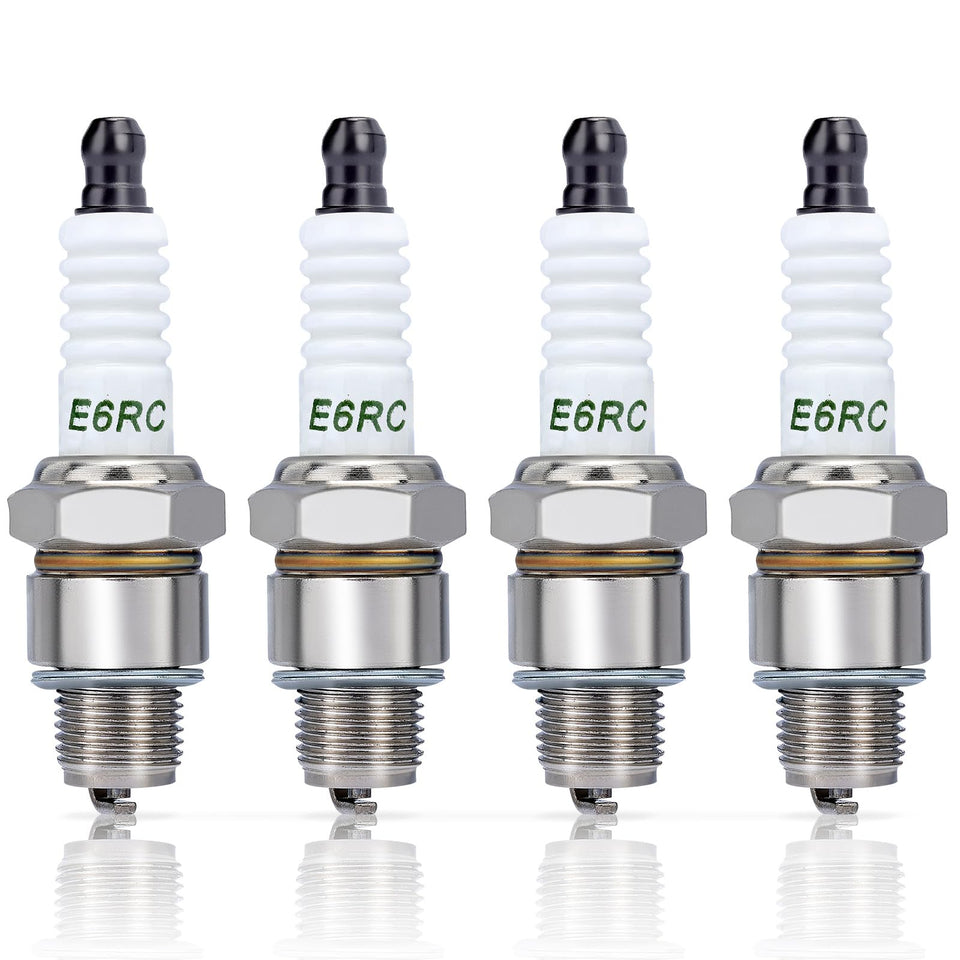 Hipa BR6HS spark plug for Torch E6RC with precision electrode for reliable ignition.
