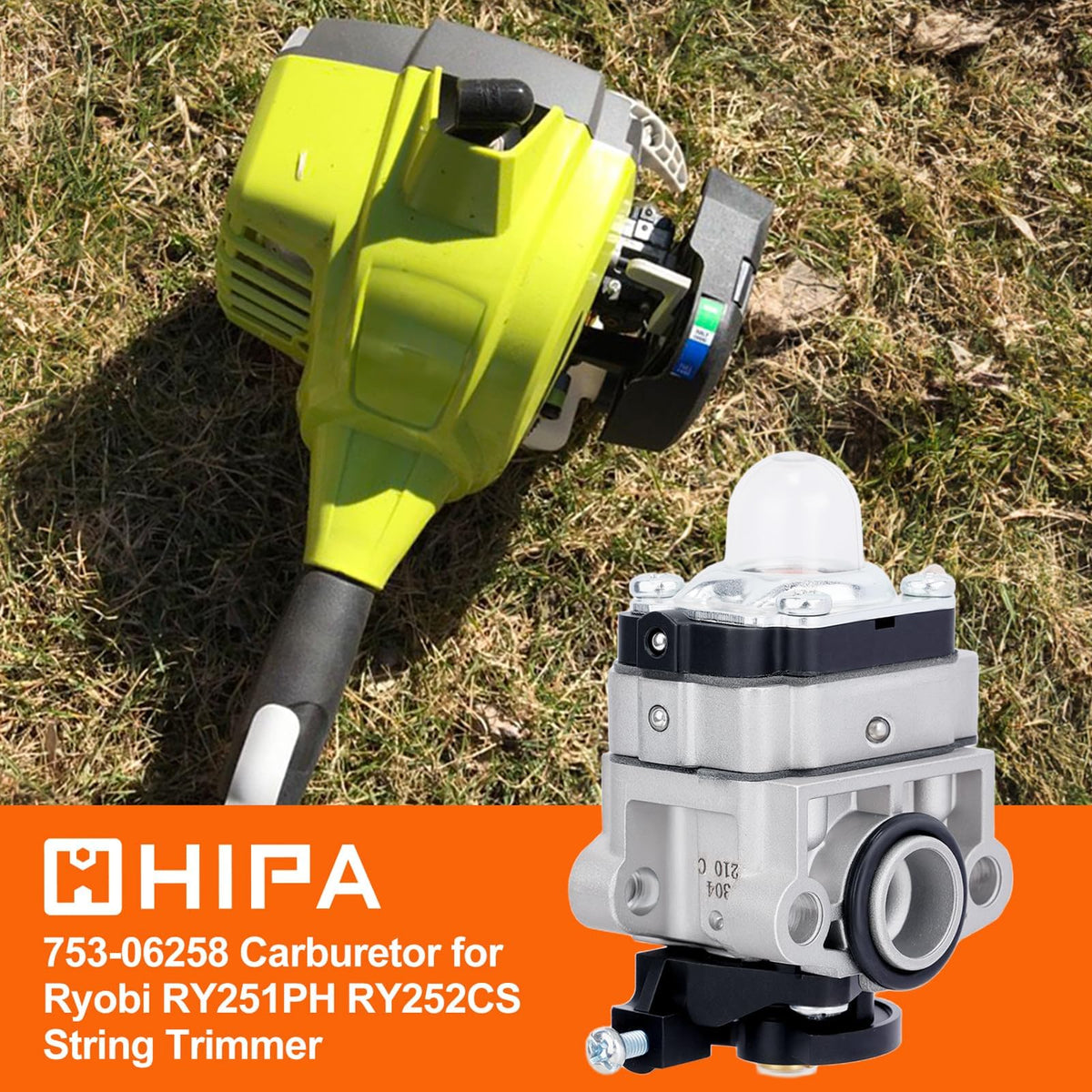 Hipa carburetor direct replacement for WYL283 delivers easy bolt-on installation.