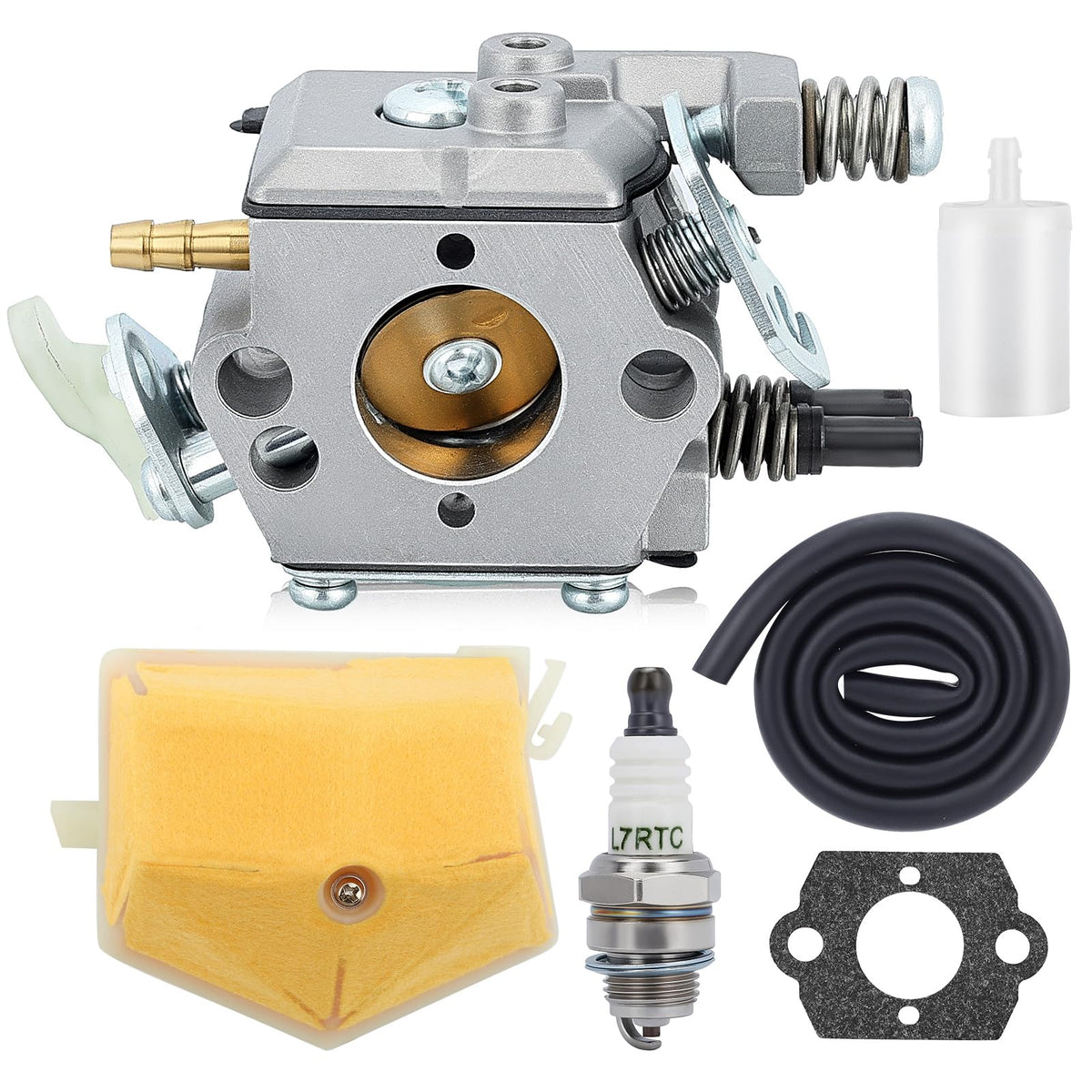 Hipa carburetor for Husqvarna 55/51, enhances start-up and smooth operation