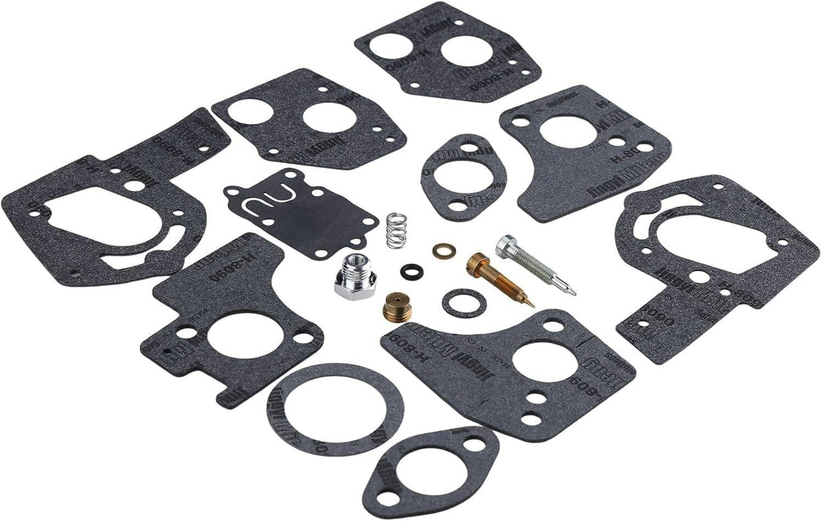 HIPA overhaul kit components laid out on a tray for easy inspection