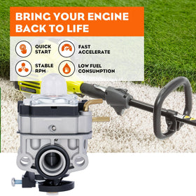 Hipa carburetor with precise 9mm bore and 31mm spacing for seal.