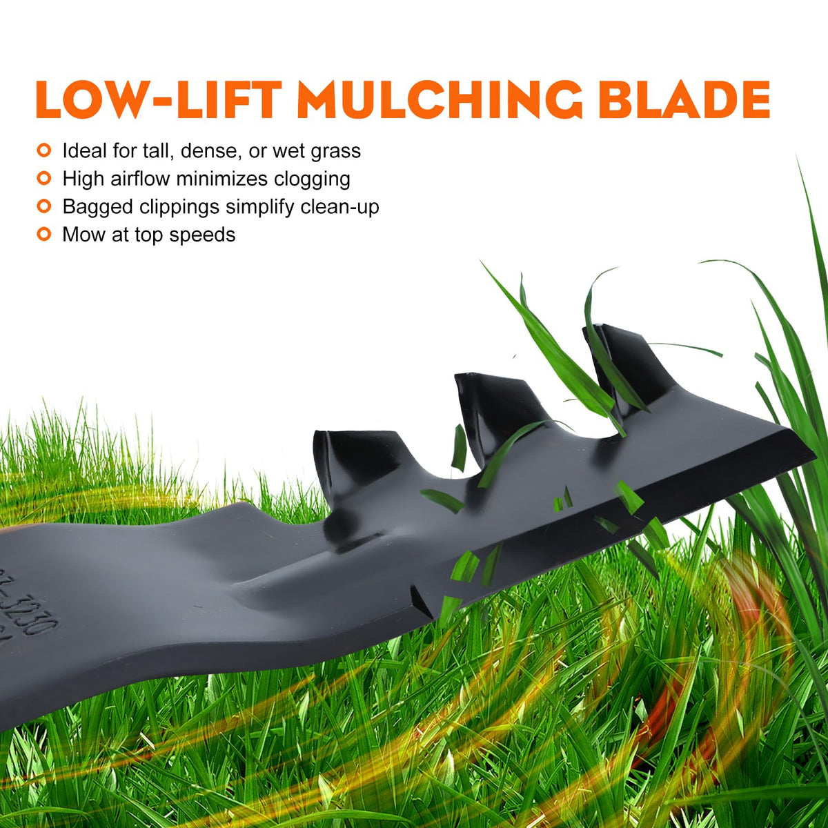 Hipa coated blade rust prevention detail reinforces long-lasting performance.