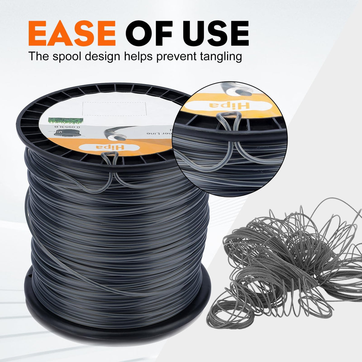 Hipa heavy-duty line is designed for commercial-grade durability in home gardens.