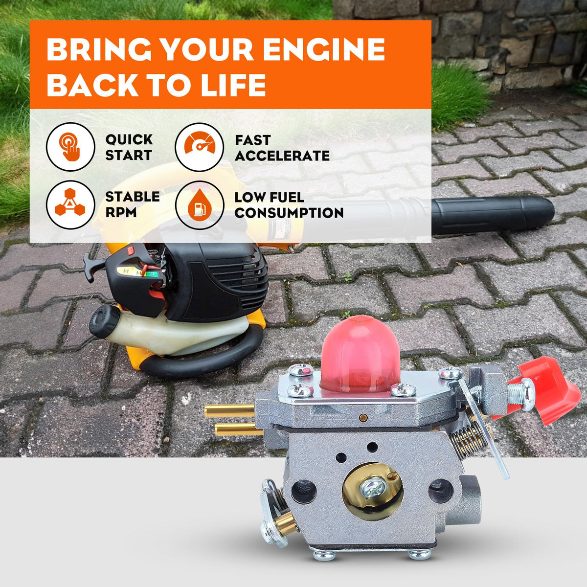 Hipa Craftsman 25cc carburetor kit pack overview for compatibility