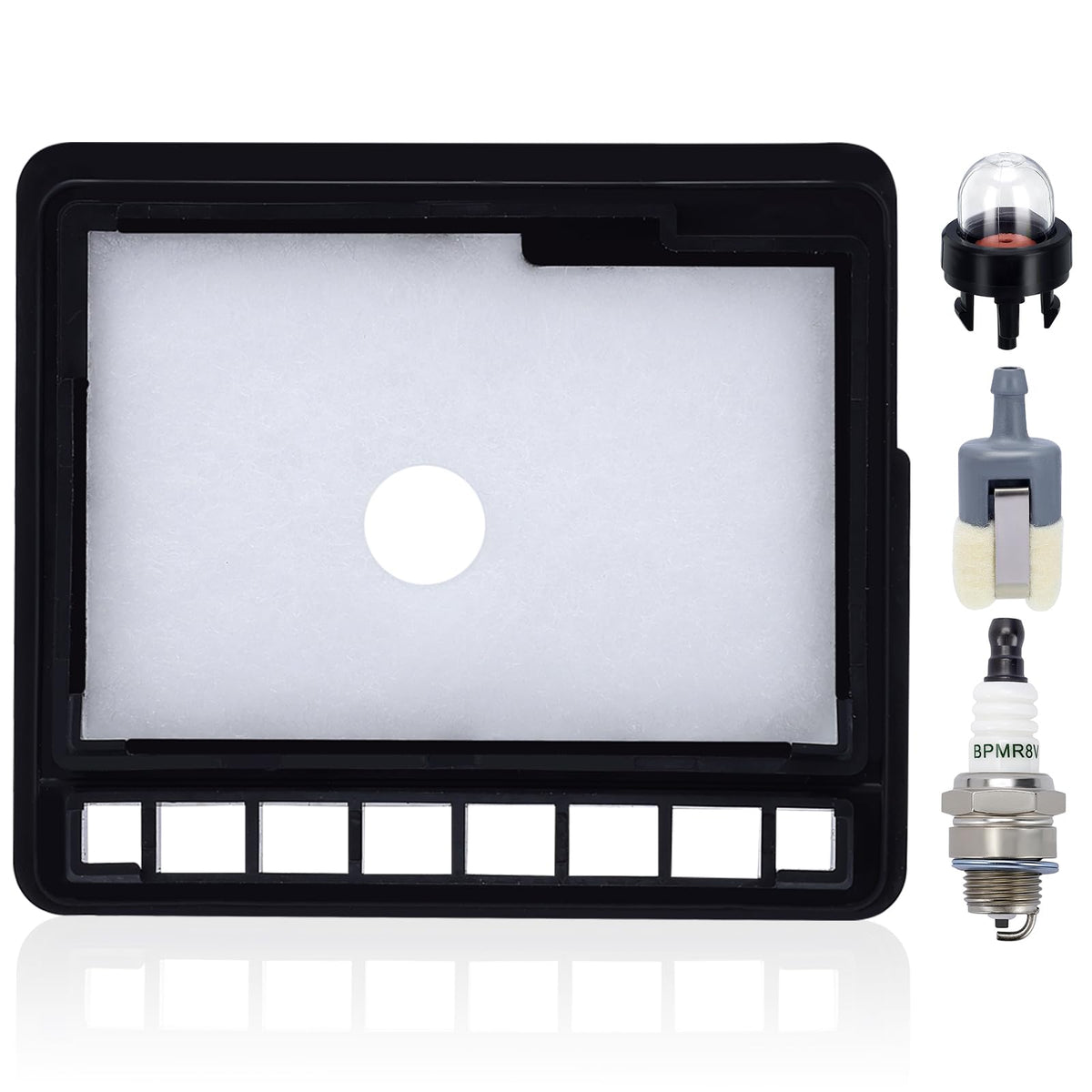 Hipa CS3000 air filter in kit for Echo chainsaws improves airflow and filtration.