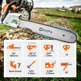 Hipa chain compatible with CS-590 and PR5020 for versatile use.