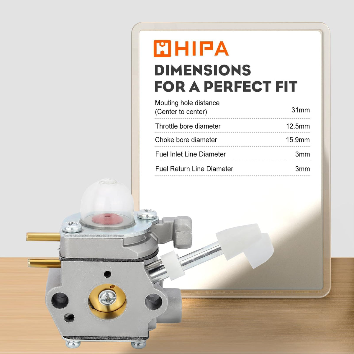 Hipa mounting hole 31mm alignment supports proper fit.