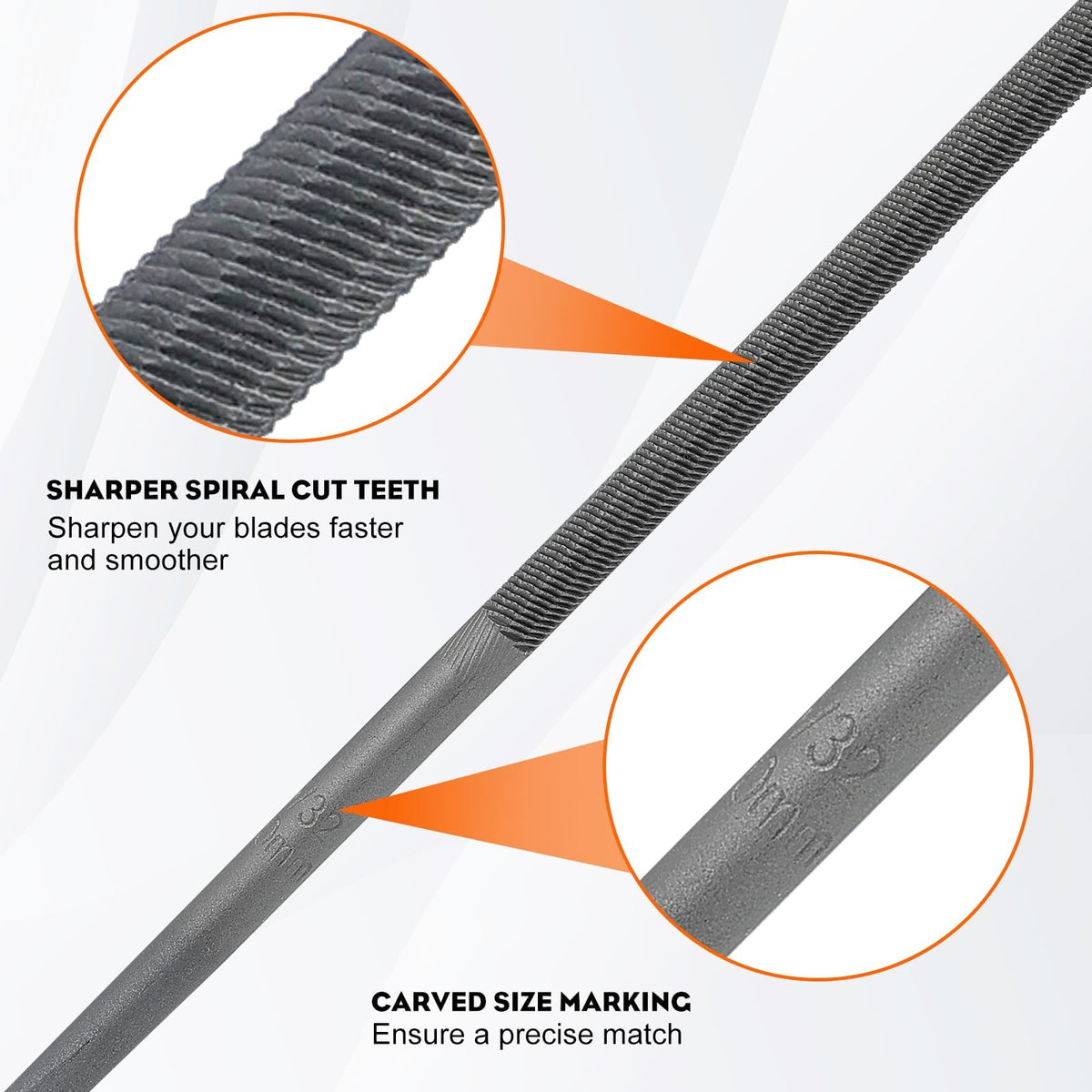 Hipa forestry-grade durability file designed for long service