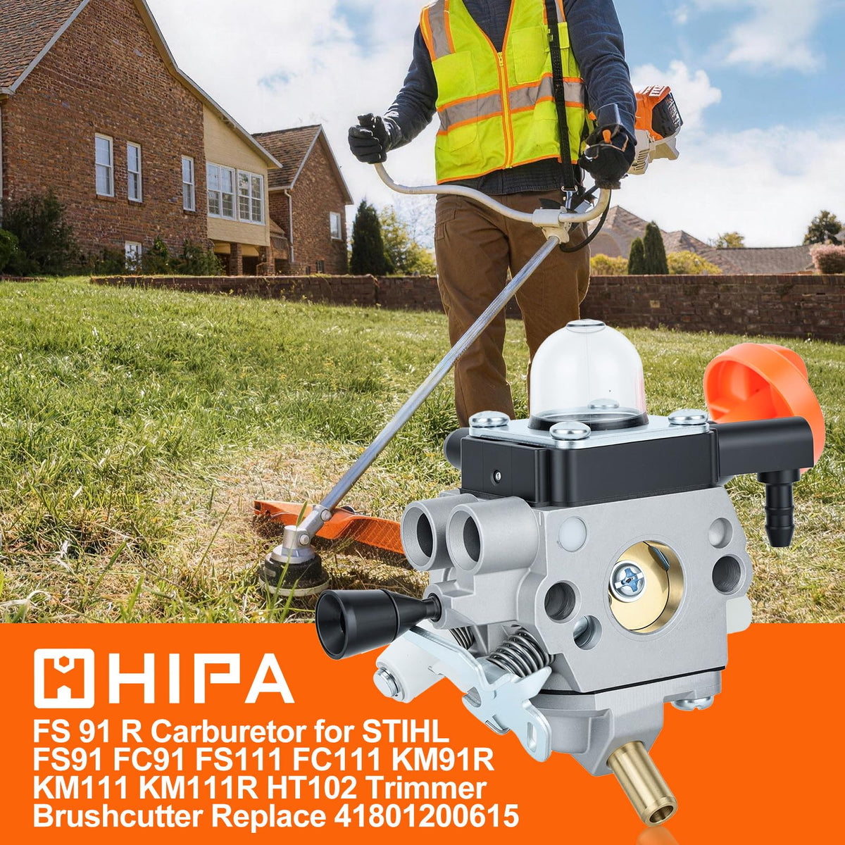 Hipa FS 91 R carburetor in-box contents for easy maintenance