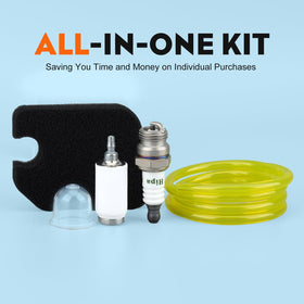 Hipa fuel filter and fuel line section detail for performance.