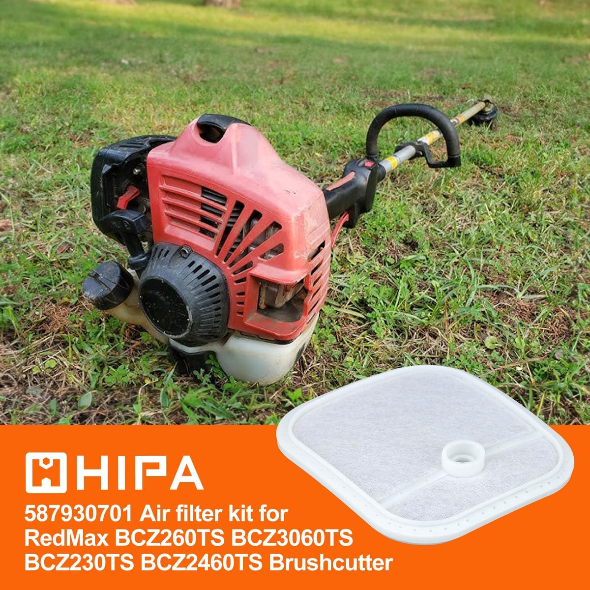 Hipa fuel filter for RedMax BCZ230TS cleaner fuel flow