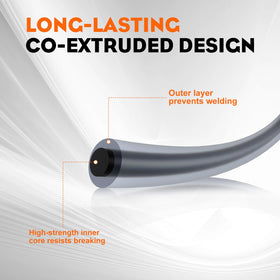 Hipa heavy-duty 5 lb trimmer line bulk for commercial-grade performance.