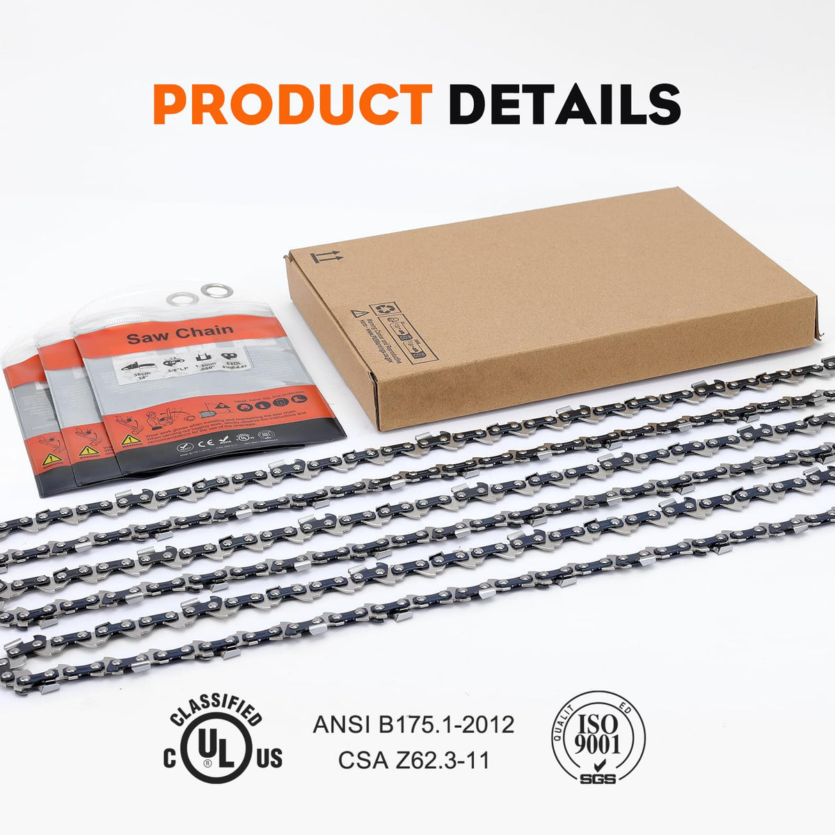 Husqvarna 120 compatibility: Hipa chain alignment with 3/8 low-profile sprocket.