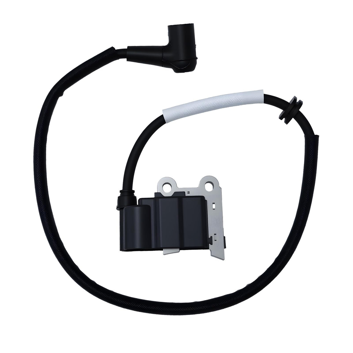 Hipa ignition coil for Husqvarna 150BT—close-up of a reliable replacement spark module
