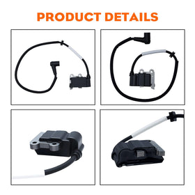 Hipa ignition coil ready for replacement in Husqvarna blower