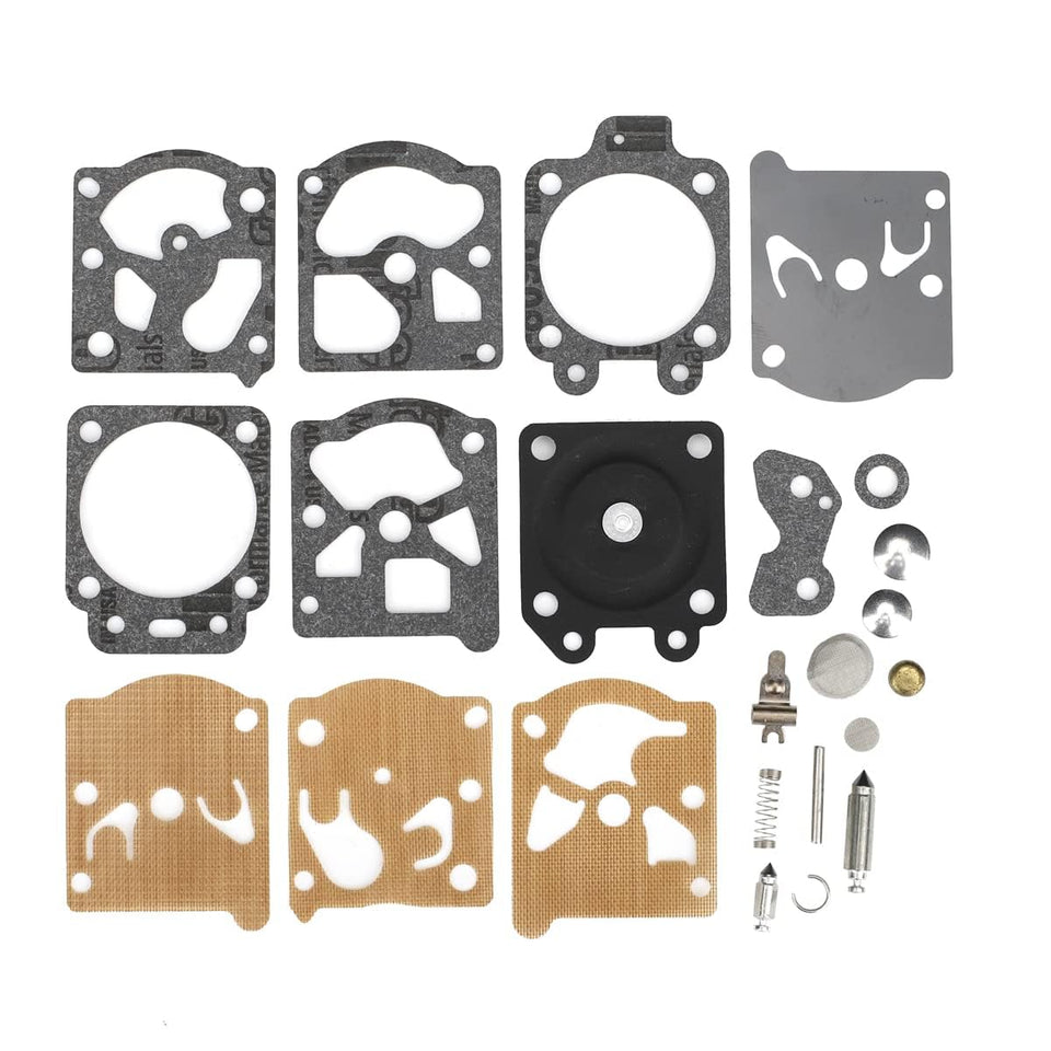 Hipa K20-WAT carburetor rebuild kit with parts for FS36/FS40 compatibility.